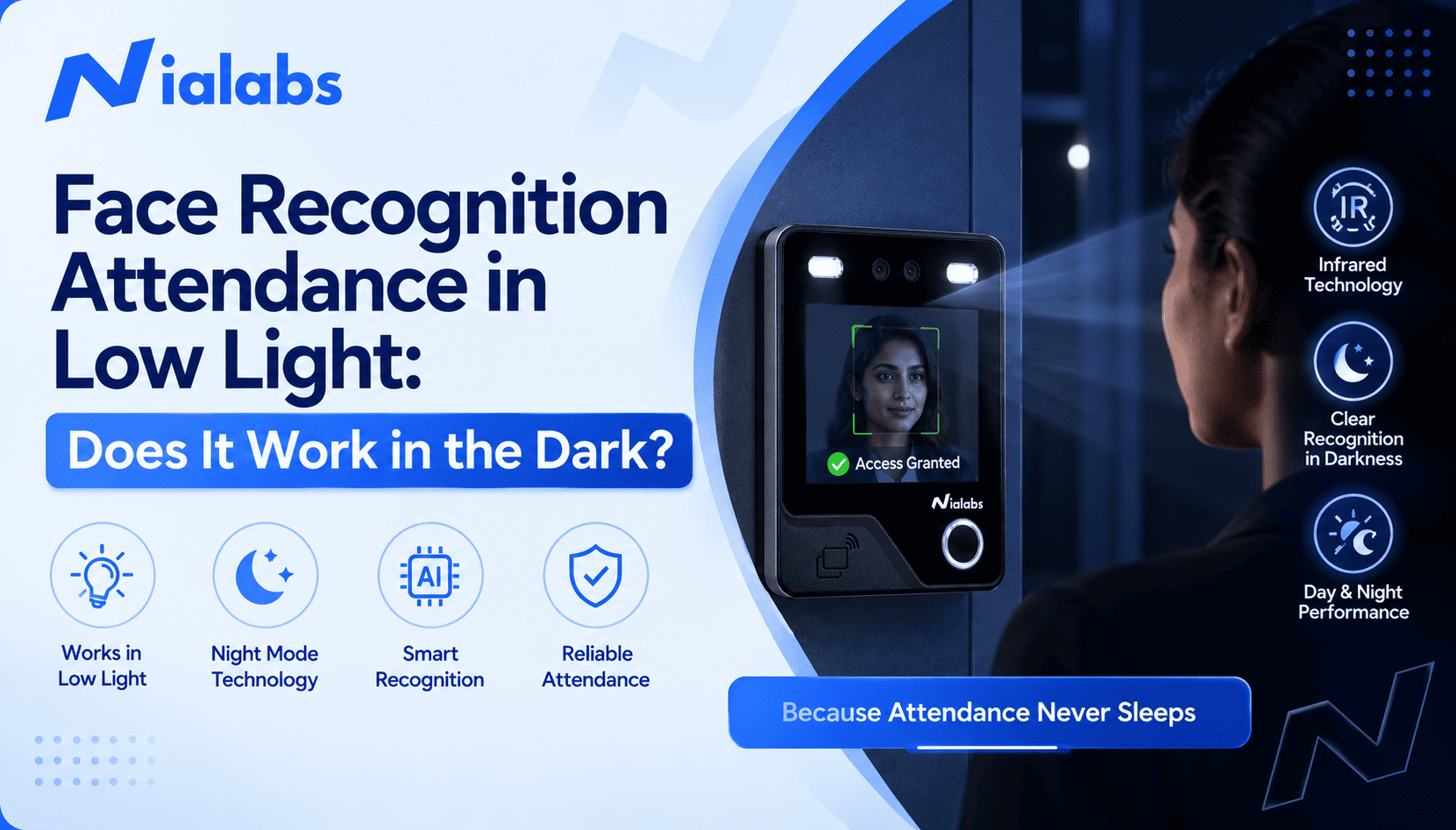 Face Recognition Attendance in Low Light: Does It Work in the Dark?