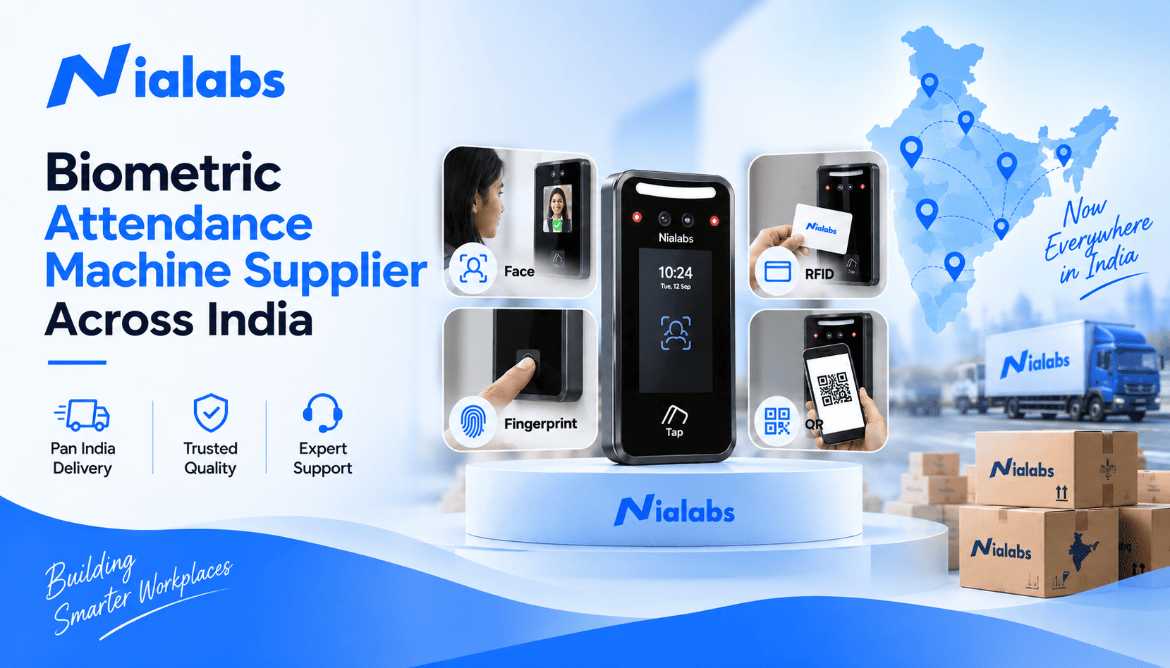 Biometric Attendance machine supplier Across India|