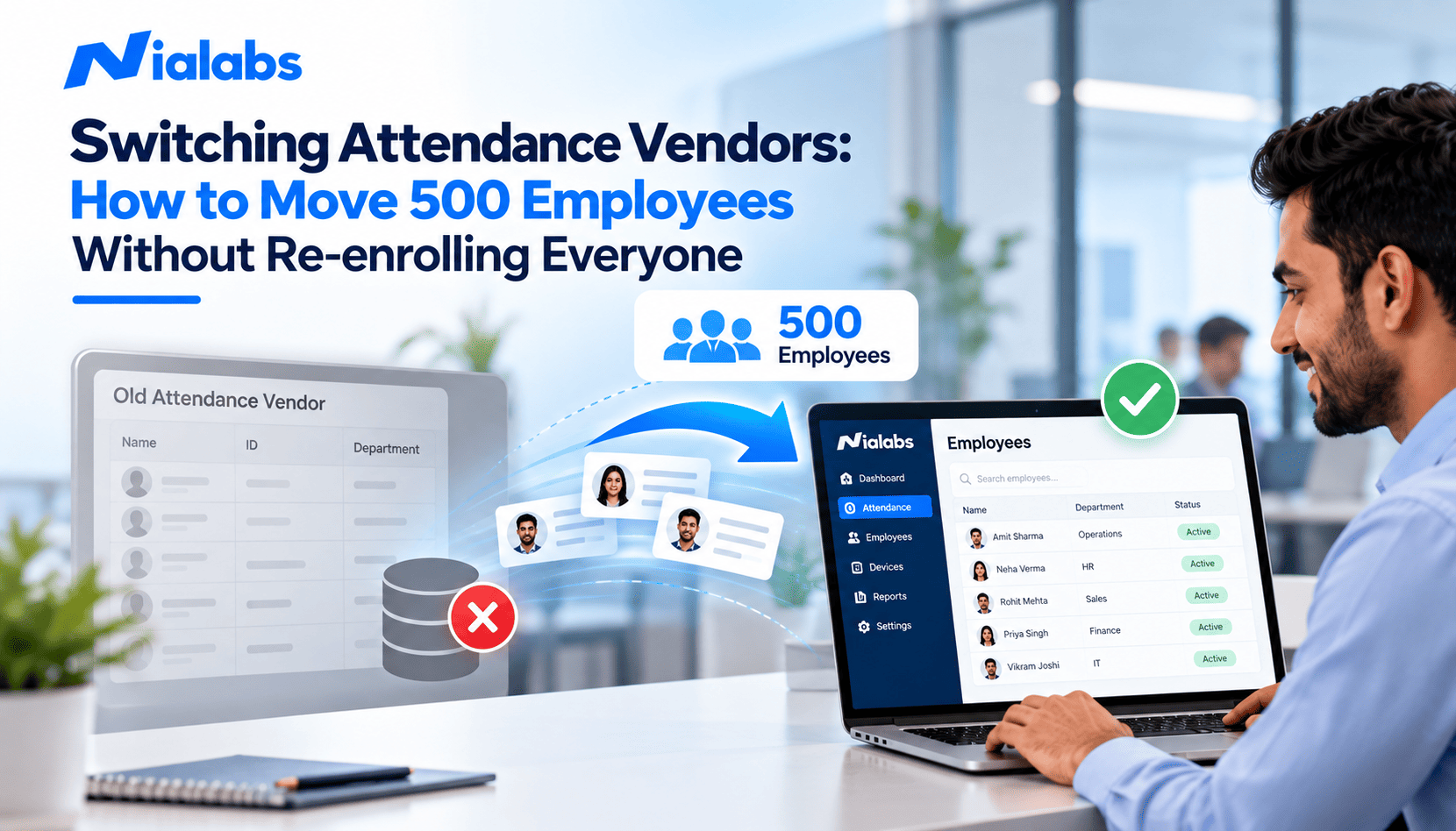 Switching Attendance Vendors Without Re-enrolling Employees